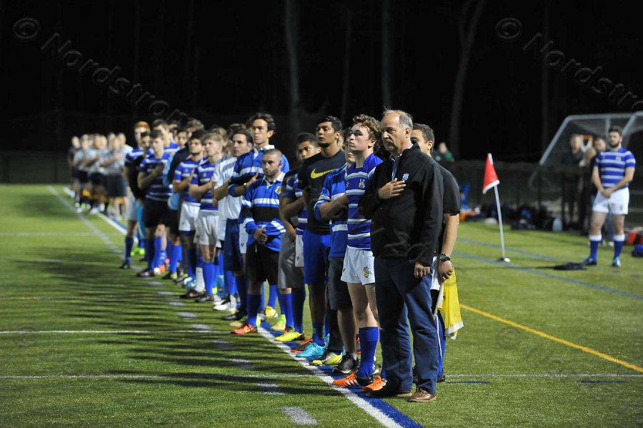 Wheaton Men\'s Rugby vs Mass Maritime.  Photo by Keith Nordstrom